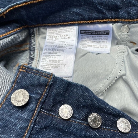 NWT Levi’s Jeans Wedgie High Waist Ankle Jeans Life’s Work Dark Wash Size 24 NEW - Picture 12 of 16